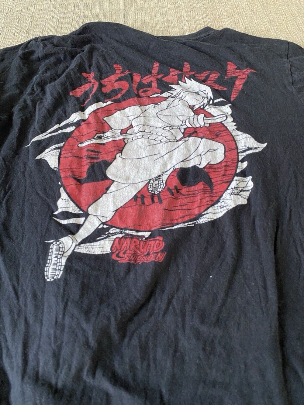 NARUTO SHIPPUDEN VINTAGE ORIGINAL T-SHIRT SASUKE UCHIHA M